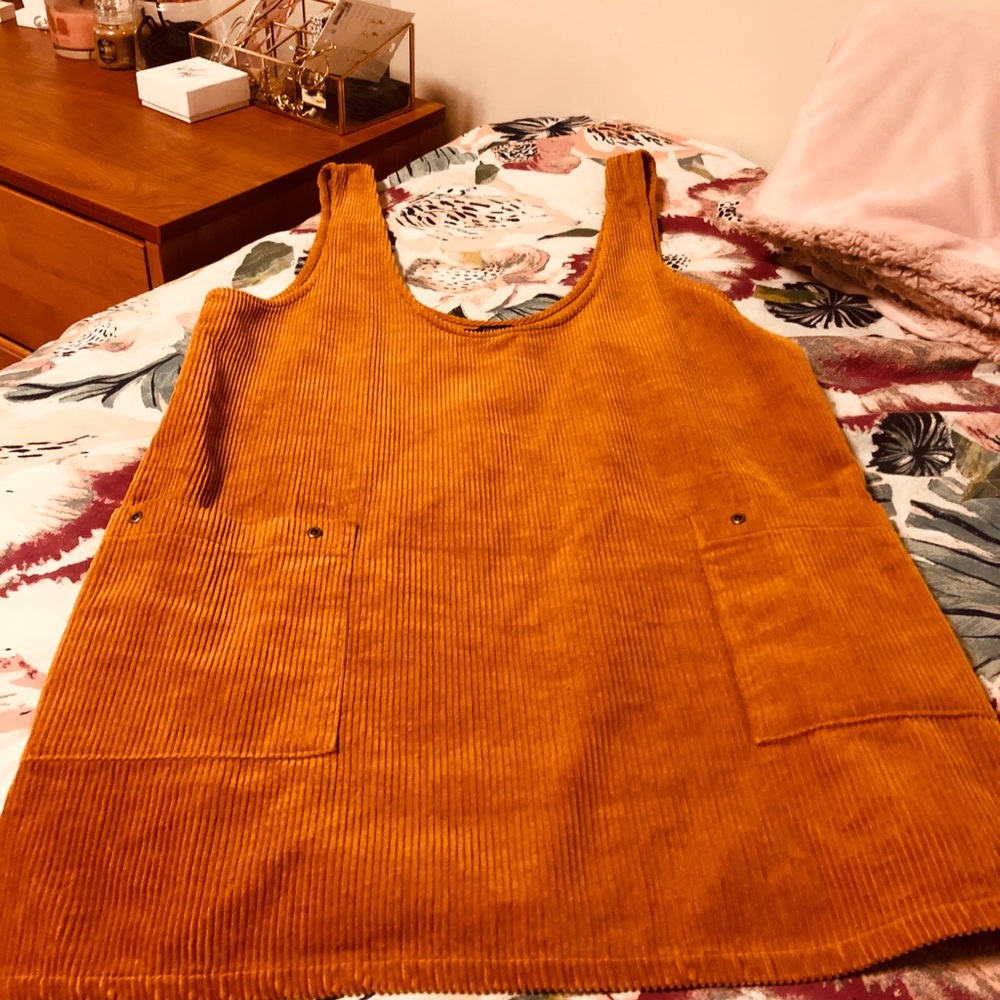 NEW Forever 21 Overall Dress Size L
